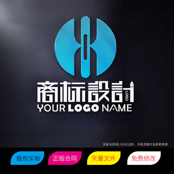 字母OH商标标志LOGO