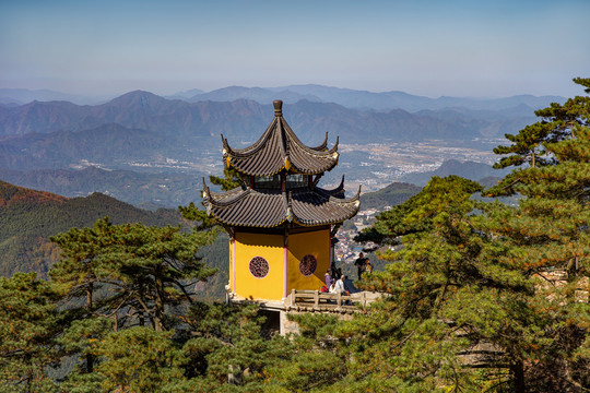 九华山天台峰拜经台