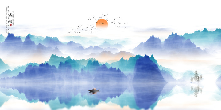 新中式背景墻