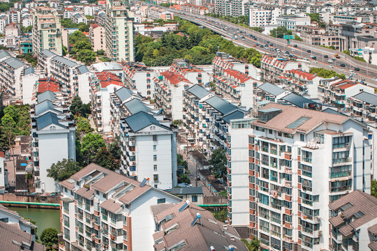 小区鸟瞰图