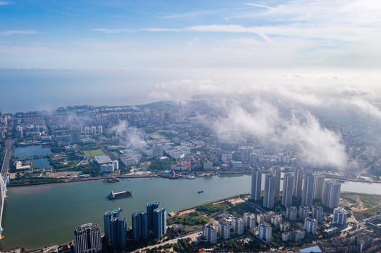 海南海口国贸CBD城市建筑