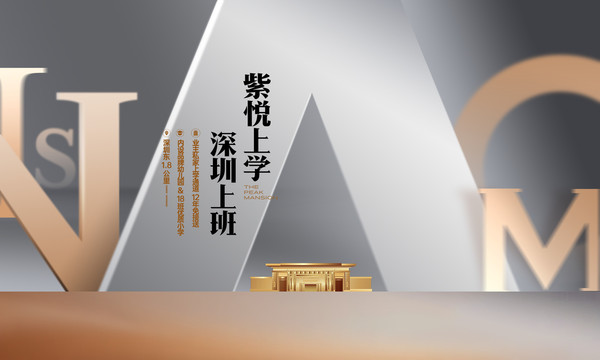 房地產(chǎn)廣告學(xué)府學(xué)校城市中式