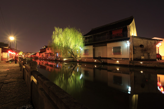 西小路的夜晚