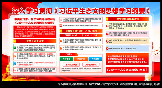 生態(tài)文明思想學(xué)習(xí)綱要