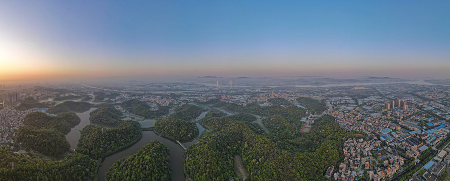 顺德均安山水全景