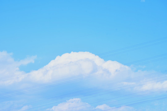 宫崎骏动漫里的天空白云