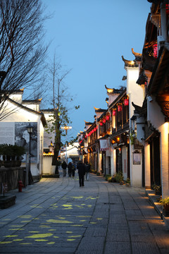 古子城古镇夜景