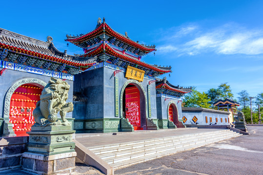 中国辽宁丹东宽甸黄椅山清泉寺