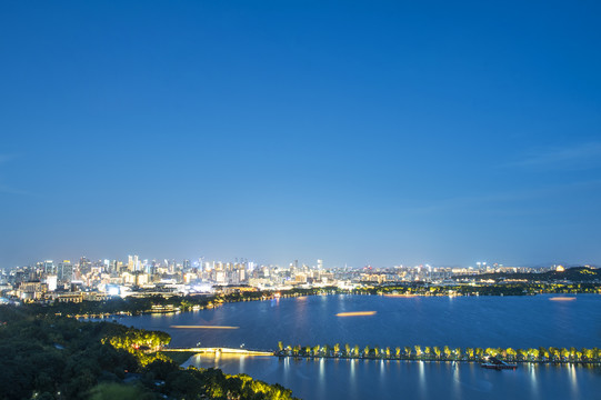 杭州西湖夜景