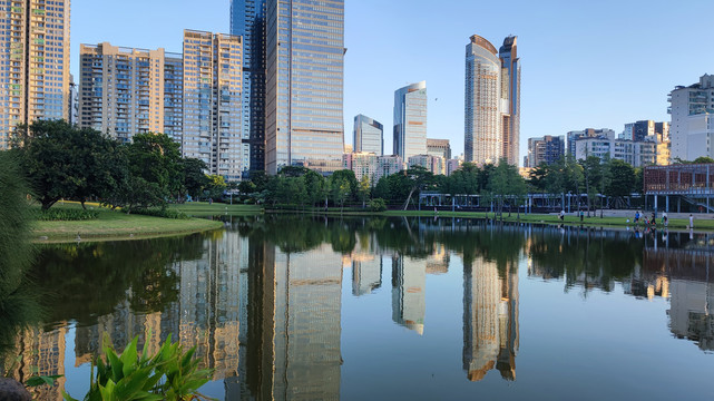 深圳香蜜公园湖景