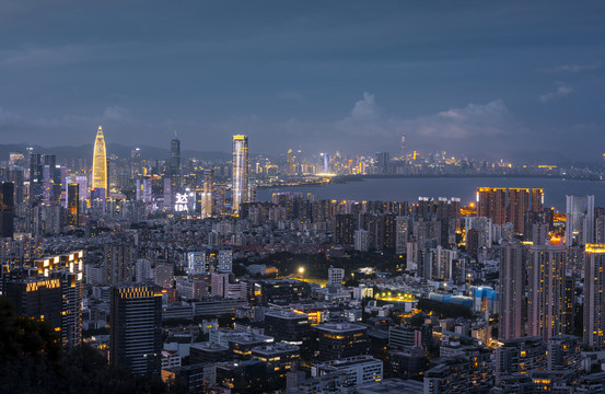 深圳湾夜景