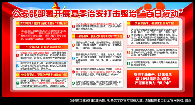 治安打擊整治百日行動(dòng)
