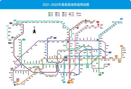 2022年深圳扁平化线路图