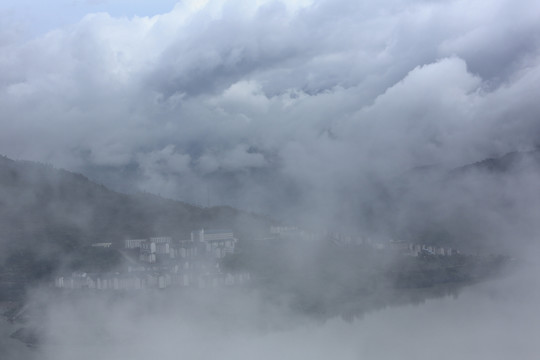 四川宜宾屏山新安镇水墨仙境