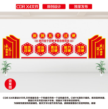 五個過硬文化墻