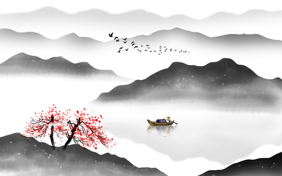 水墨山水