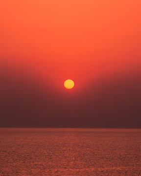 落日夕阳天空云彩摄影素材