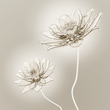 水晶蓮花