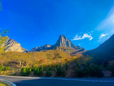 石山石崖自然风景