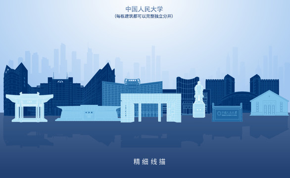 中國(guó)人民大學(xué)地標(biāo)建筑