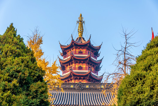 中国江苏南京古鸡鸣寺