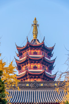 中国江苏南京古鸡鸣寺