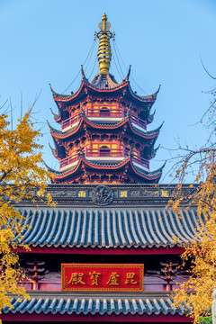 中国江苏南京古鸡鸣寺