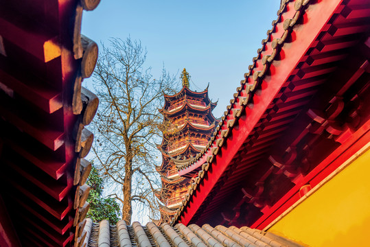 中国江苏南京古鸡鸣寺