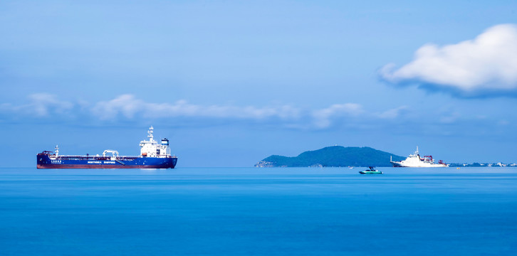 海南三亚湾海景