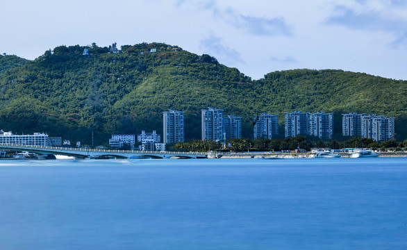 海南三亚湾海景