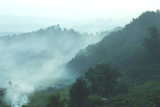 北碚蔡家风景