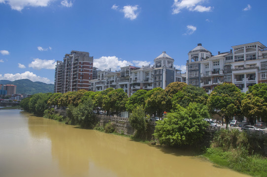 永春城区沿溪建筑