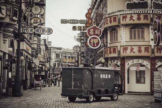 民国香港街景