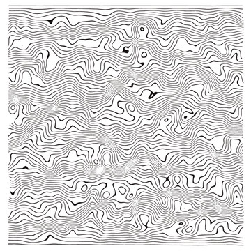 AI矢量波浪線圖案水波紋