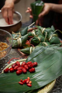 端午节美食粽子食材