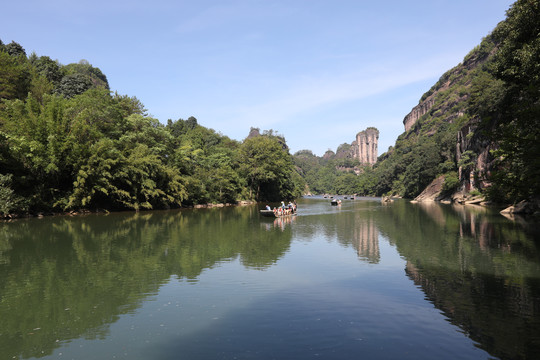 福建武夷山玉女峰风光