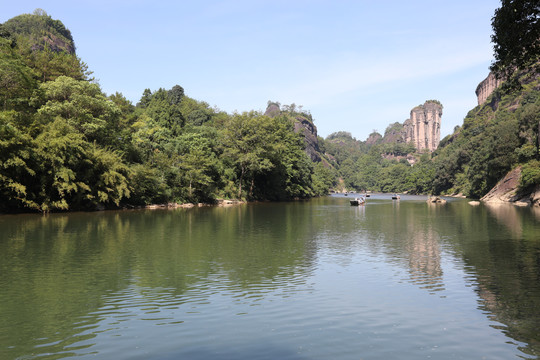 福建武夷山玉女峰风光