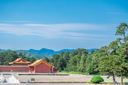 中国河北清西陵建筑风景