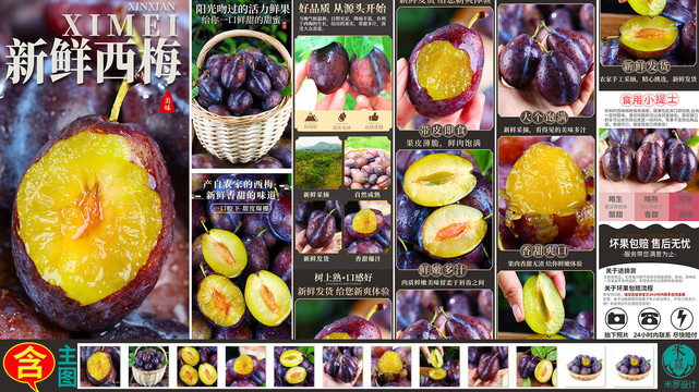 西梅詳情頁主圖