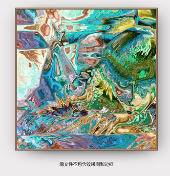 玄关抽象油画