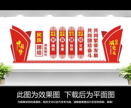 民族團(tuán)結(jié)文化墻