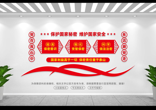 保密文化墻