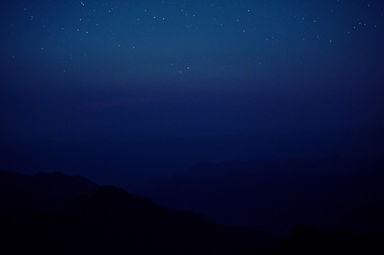 大山星空