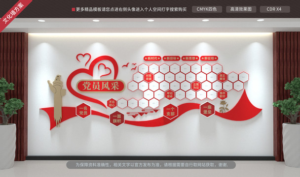 黨員風(fēng)采照片墻