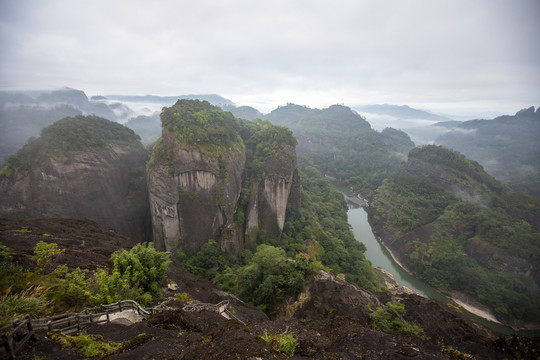 福建武夷山水风光