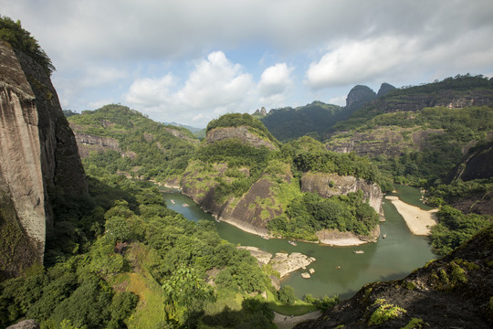 福建武夷山水风光