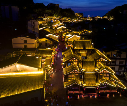 黄桷垭老街夜景