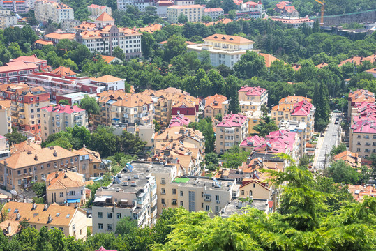 青岛城市风光城市建筑