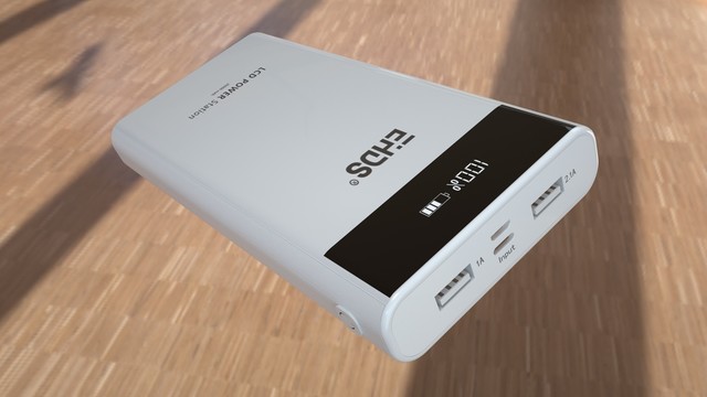 C4D充電寶模型