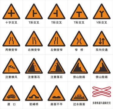 交通警告標(biāo)志